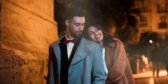 loving couple, rich people, beautiful couple